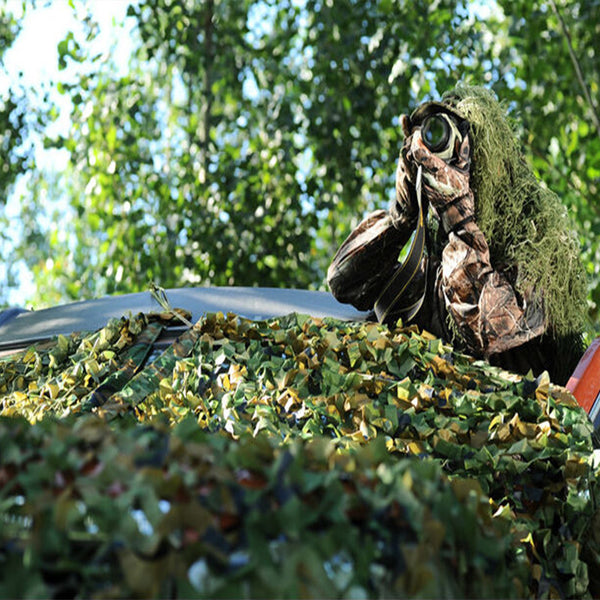 80*90cm Military Jungle Camouflage Hat Hunting Cap Ghillie Suit Hat Camo Caps for Sniper Hunt Deer