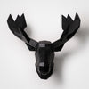 wall mounted buck bust deer head trophy wall art plaque hunt sculpture-faux taxidermy modern hanging home decor ornamnent