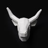 wall mounted buck bust deer head trophy wall art plaque hunt sculpture-faux taxidermy modern hanging home decor ornamnent
