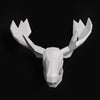 wall mounted buck bust deer head trophy wall art plaque hunt sculpture-faux taxidermy modern hanging home decor ornamnent