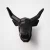 wall mounted buck bust deer head trophy wall art plaque hunt sculpture-faux taxidermy modern hanging home decor ornamnent