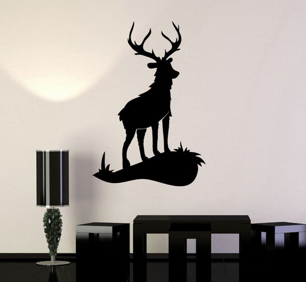 Deer Vinyl Wall Art Decals Home Decor Living Room Animal Hunting Room Decoration Wall Stickers Mural Removable Vinyl Decal ZB569