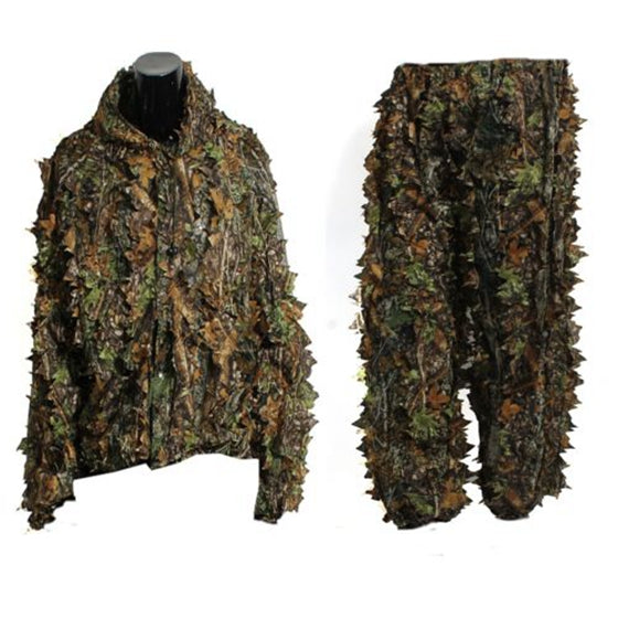 Super sell-3D Leaf Adults Ghillie Suit Woodland Camo/Camouflage Hunting Deer Stalking in