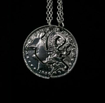 2pcs/set Deer Necklace Buck And Doe Necklace Custom Necklace Hunting lover pendant necklace set gift