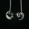 2pcs/set Deer Necklace Buck And Doe Necklace Custom Necklace Hunting lover pendant necklace set gift