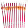 12pcs Linkboy Archery Carbon Arrows Spine 600 with 80gr Point Pin Nock for Bow Hunting Free Shipping