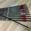 12pcs Linkboy Archery Carbon Arrows Spine 600 with 80gr Point Pin Nock for Bow Hunting Free Shipping